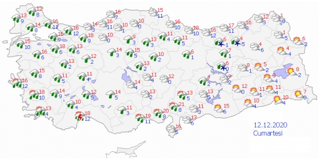 Kar, sağanak ve buzlanma uyarısı